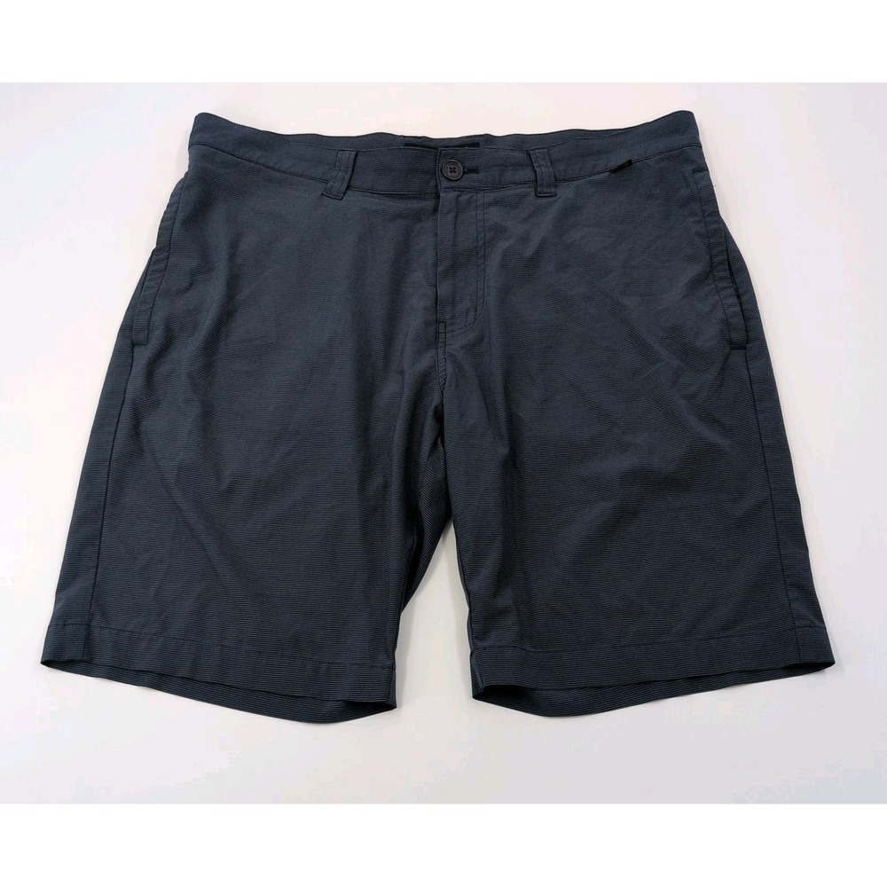 Travis Mathew Beck Shorts Mens Blue 34x9 Performance Athleisure Golf Wicking